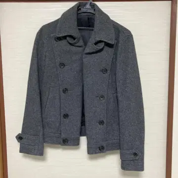 SHIPS JET BLUE 그레이 피 코트