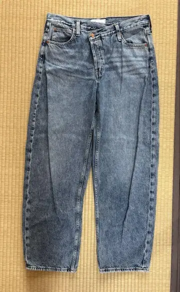 GAP 배럴 레그 데님 크로스오버 호스슈 30인치
