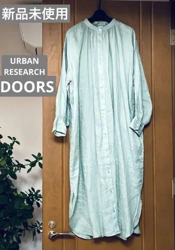 URBAN RESEARCH DOORS 셔츠 원피스 페일 블루