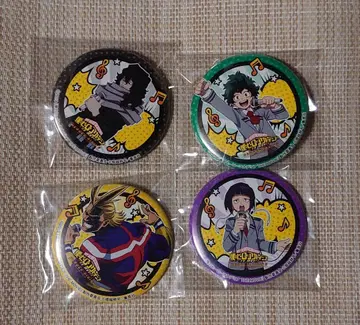 나의 히어로 아카데미아 가라오케 철인 콜라보 캔뱃지 4개 세트