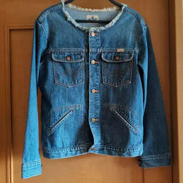 Wrangler x BEAMS 40th 별주 노카라 G 데님 자켓