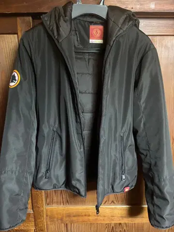 AS-ROMA 블랙 자켓 후드 부착