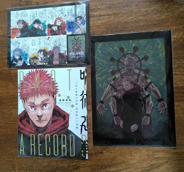 주술회전 이타도리 유우지 스쿠나 사진 클리어 파일 엽서 스티커