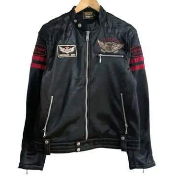 vanson 반손 와펜 자수 라이더 자켓 XL