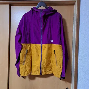 THE NORTH FACE 마운틴 파카 XL 보라색/노랑