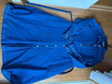 UNIQLO 데님 셔츠 원피스 M