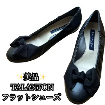 새상품급 TALANTON by DIANA 리본 펌프스 블랙 23 1/2