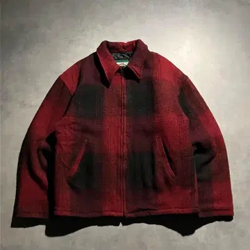 80s vintage ombre shadow check jacket