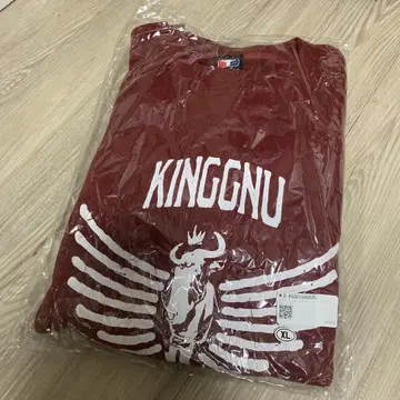 미개봉 새상품 KingGnu 2019 맨투맨 버건디 XL