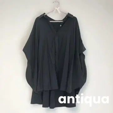 antiqua* 드레이프감 돌먼 반팔 셔츠