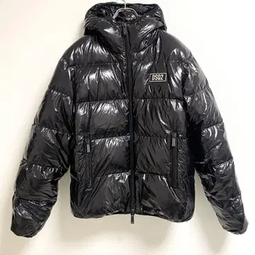 [ 새상품 XXL ] DSQUARED2 다운 자켓 블랙 후드 사이즈 50