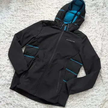 포르쉐 Porsche 타이칸 모델 후드 부착 자켓 블랙 xs