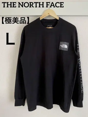 [ 컨디션 최상 ] THE NORTH FACE 블랙 긴팔 티셔츠 롱티 L