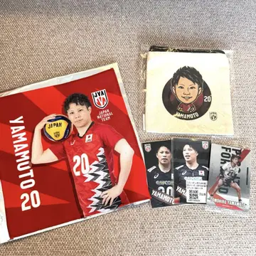 야마모토 토모히로 굿즈 5세트 배구 남자 일본 대표
