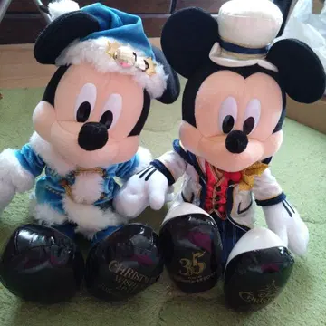 도쿄디즈니씨 크리스마스 미키 봉제 인형