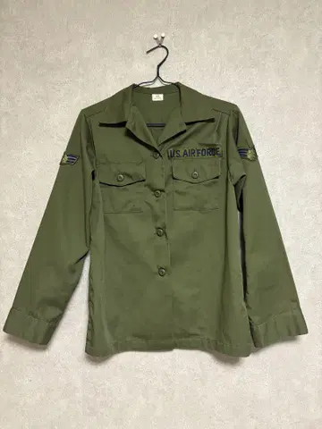 U.S. AIR FORCE 버튼 셔츠 올리브 드라브