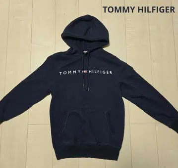 TOMMY HILFIGER 네이비 후드티 S 속기모