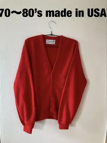 Vintage 가디건 70~80's made in USA