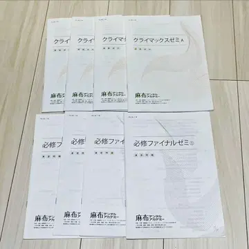 치과 의사 국가 시험 아자부 클라이맥스 세미 필수 파이널 세미 8권 세트