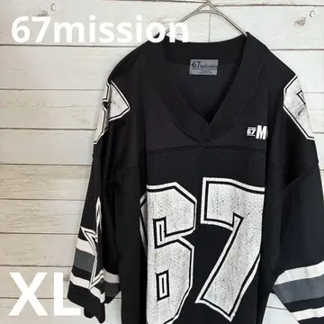 [ 레어 ] 67mission 하키 셔츠 XL BALZAC 빅 실루엣