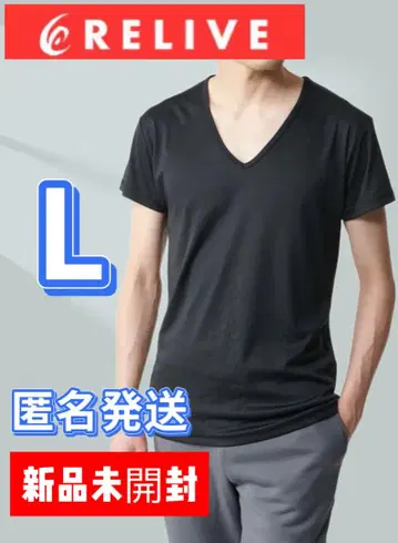 새상품 남성용 L 사이즈 리라이브 셔츠 반팔 땀 흡수 속건성