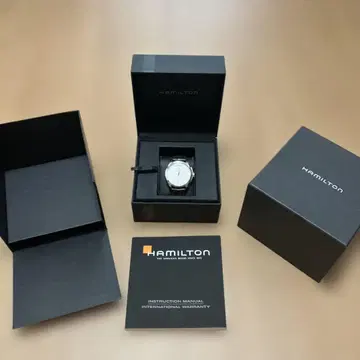 Hamilton 자동 와인딩 시계 화이트 다이얼