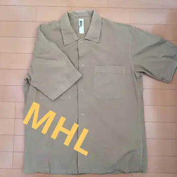 MHL. 반팔 워크 셔츠 L 베이지