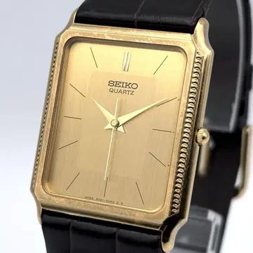 SEIKO 금 GOLD 쿼츠 손목시계 남성용 골드