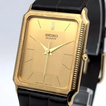 SEIKO 금 GOLD 쿼츠 손목시계 남성용 골드