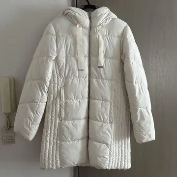 RANG MUSEE 다운 자켓 롱 코트 화이트 L 사이즈