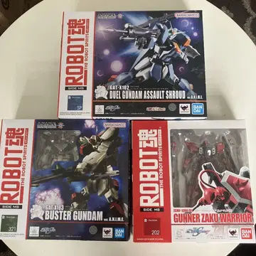 ROBOT혼 SEED 계 건담 피규어 3세트