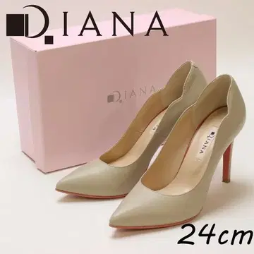 B7715 다이애나 플라워 컷 스틸레토 펌프스 24cm