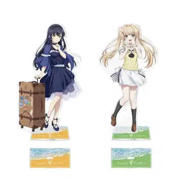 Summer Pockets 플래티넘 잡화 빅 아크릴 스탠드 2세트
