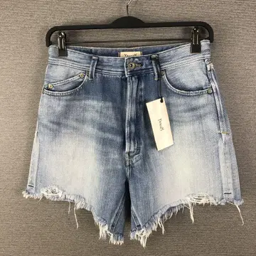 미사용품 YANUK 노자와 와카 씨 데님 숏팬츠 Sunny L NVB