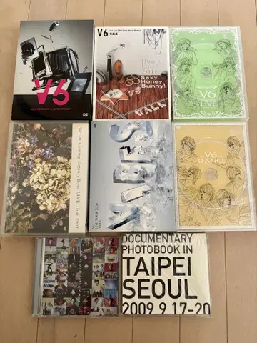 [ V6 ] DVD 7매 세트 덤 포함