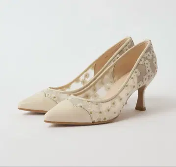 DIANA 꽃무늬 메쉬 펌프스 23cm
