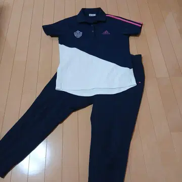adidas 골프 피케 셔츠 팬츠 세트