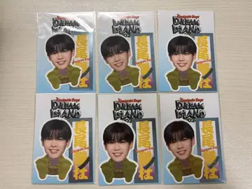 [ 나니와단시 ] 나가오 켄토 KAMIGATA BOYZ 스티커 6개 세트