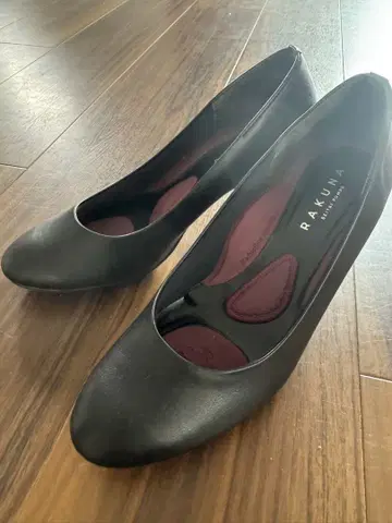 RAKUNA 블랙 하이힐 23.0cm 4E