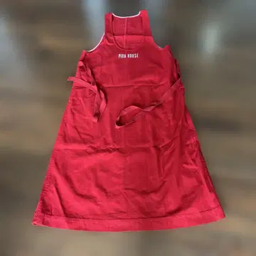 레어 미사용 PINK HOUSE 레드 오버롤 스커트