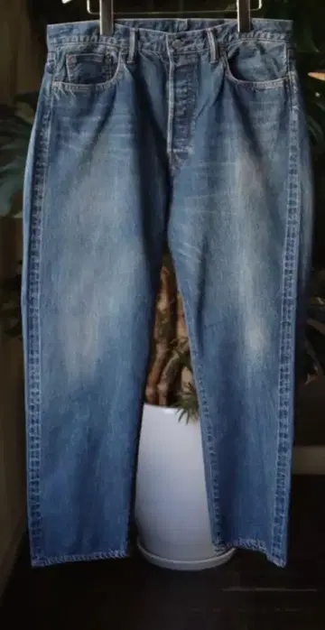 아프레쎄 22FW Wased Denim Wide Pants W30