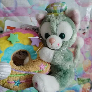 신상 더피 필드 위드 조이 젤라토니 인형 배지