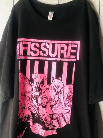 FISSURE T셔츠 L 블랙 ALSTYLE