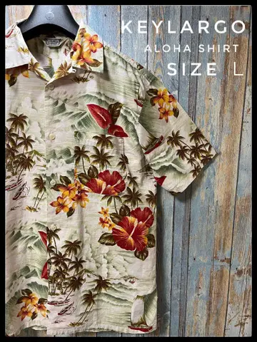 KEYLARGO 알로하 셔츠 SIZE L