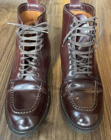 새상품급 Alden 알든 코도반 탱커 부츠 사이즈 9 버건디