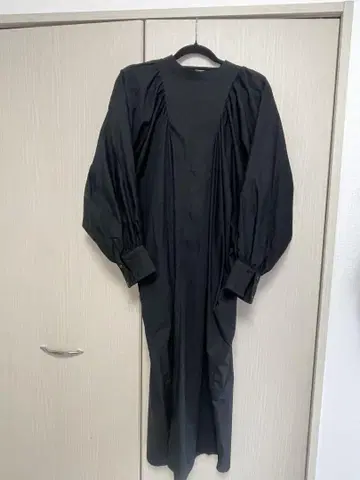 KBF 블랙 롱 원피스 긴팔
