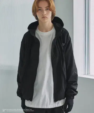 리복 Reebok 쓰리 지퍼 마운틴 후드티 L 사이즈 블랙
