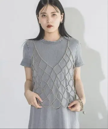 JEANASIS 비즈 뷔스티에 지나시스