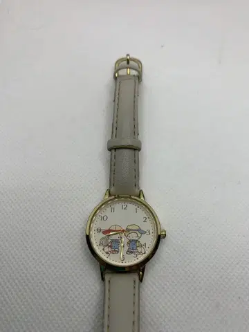 패티 앤 지미 아날로그 손목시계 작동 확인됨 쇼와 레트로 레어