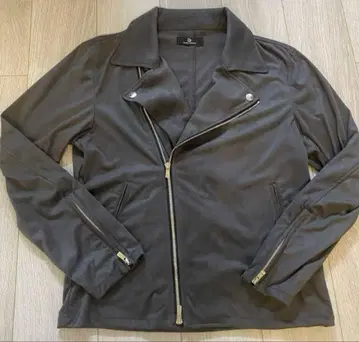 eurokenvy Knit Suede Rider's Jacket